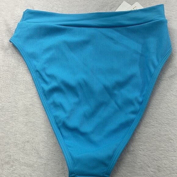 NEW L*Space‎ Medium Blue Womens Bathing Suit Bikini Bottom - Picture 10 of 11